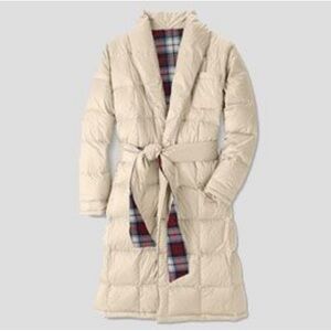 Land’s End Puffer Down Robe EUC very comfy and warm